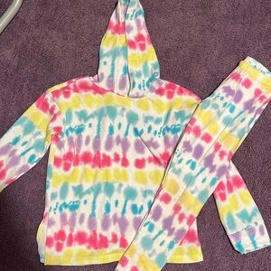 The Children’s Place tie dye set, girls size 7/8